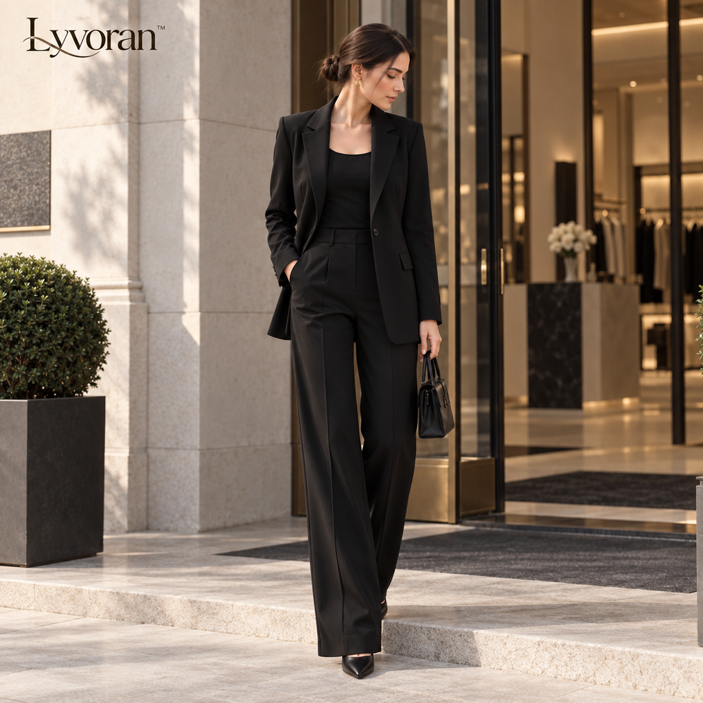 Lyvoran™ Amara Black Tailored Blazer