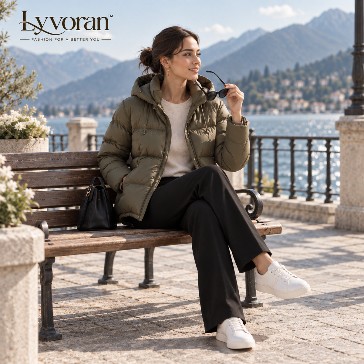 Arden puffer relaxed seated styling