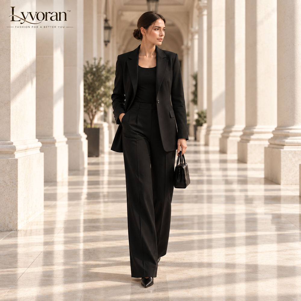 Lyvoran™ Amara Black Tailored Blazer