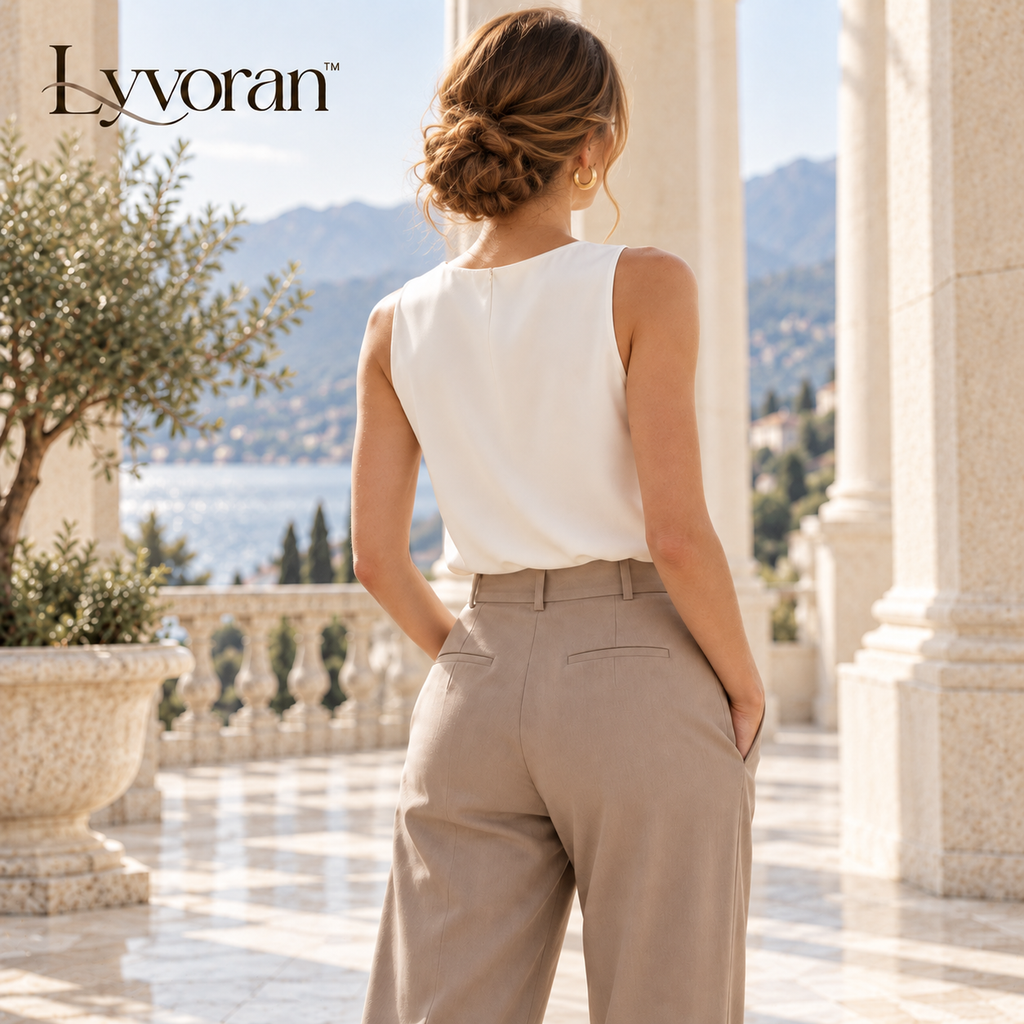 Lyvoran™ Minimal Sleeveless Shell Top