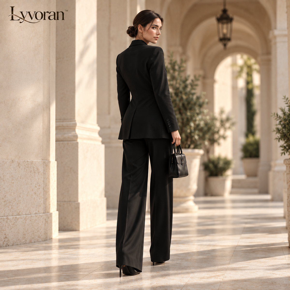 Lyvoran™ Amara Black Tailored Blazer